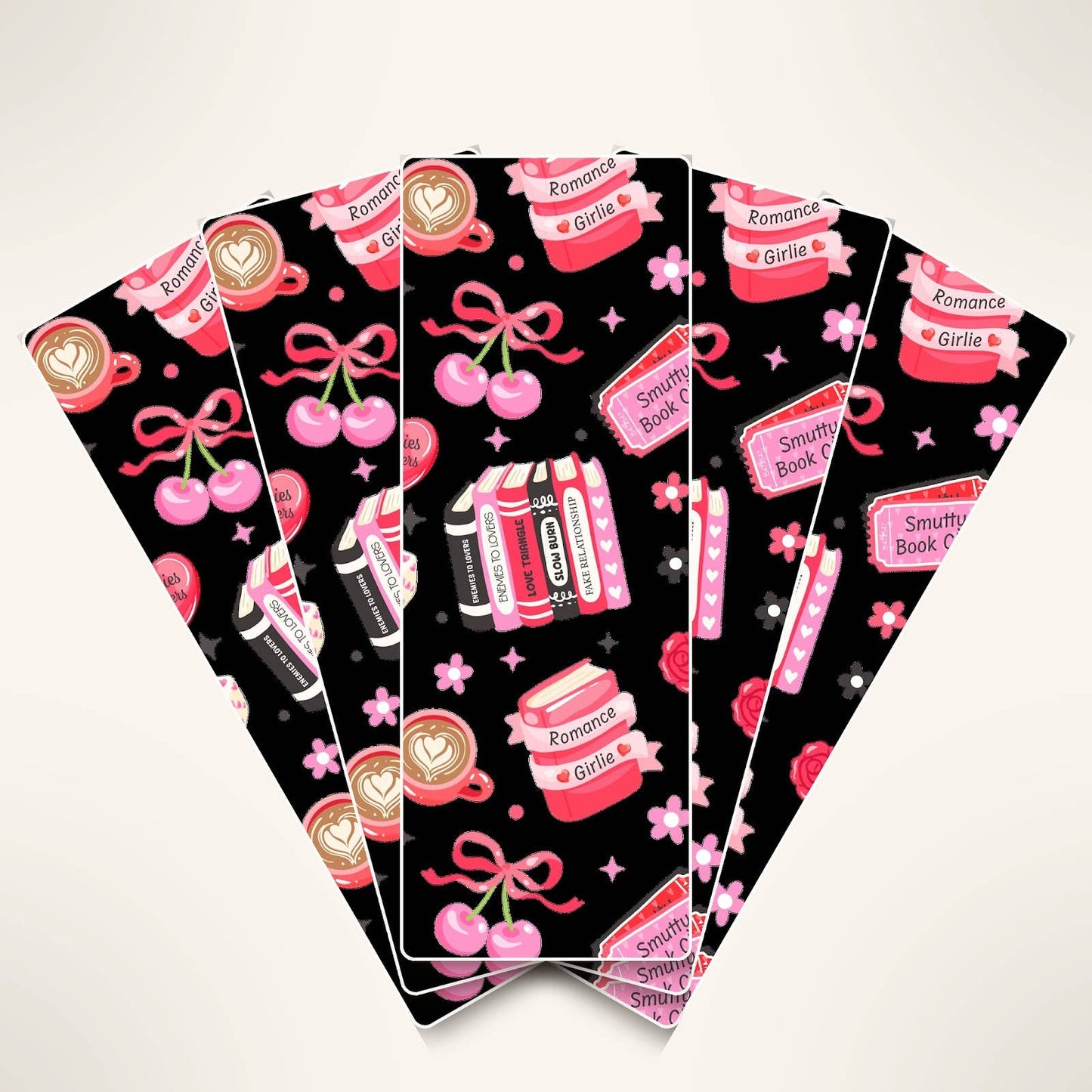 Smutty Book Club Romance Bookmark, Spicy Romance Reader Gift