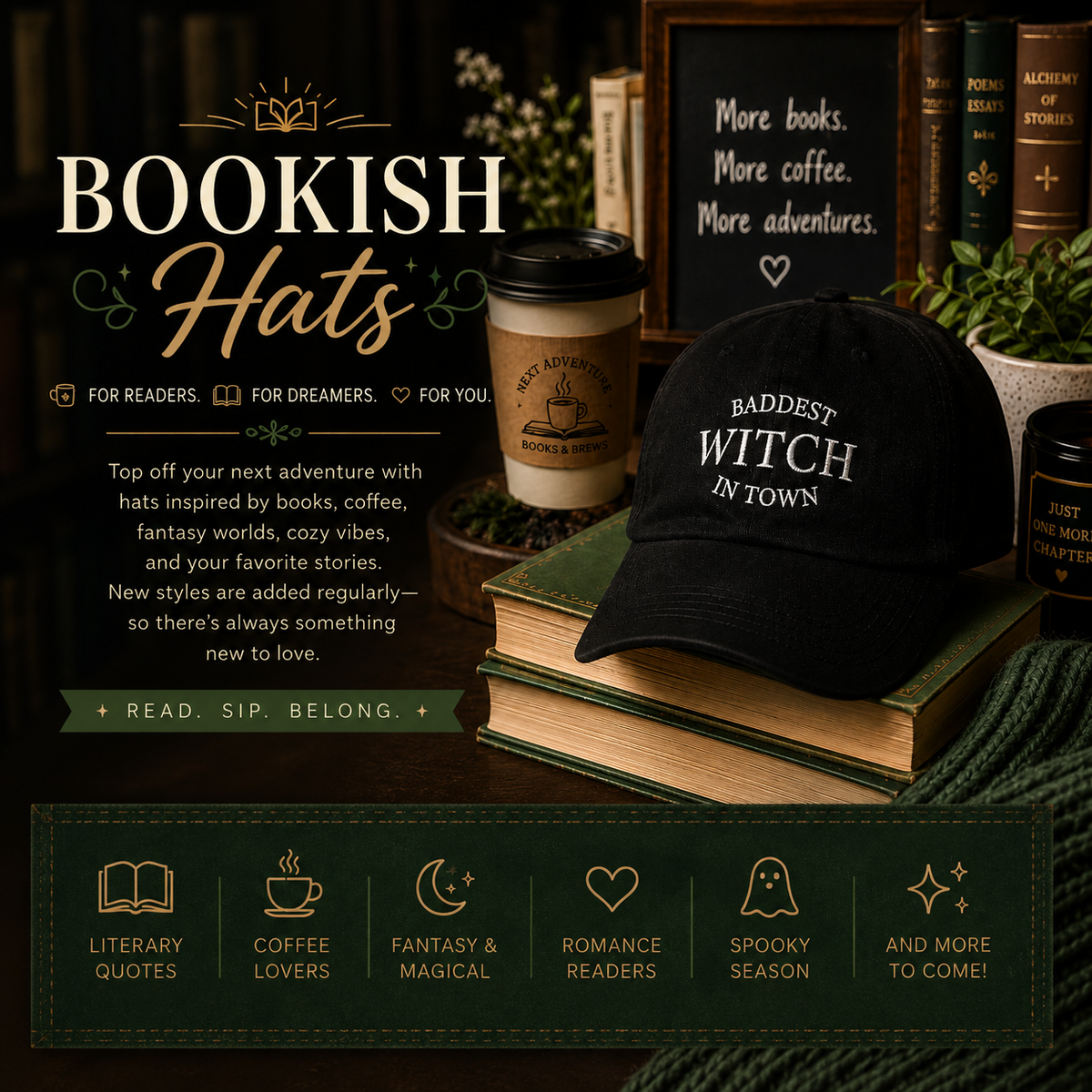 Bookish Hats