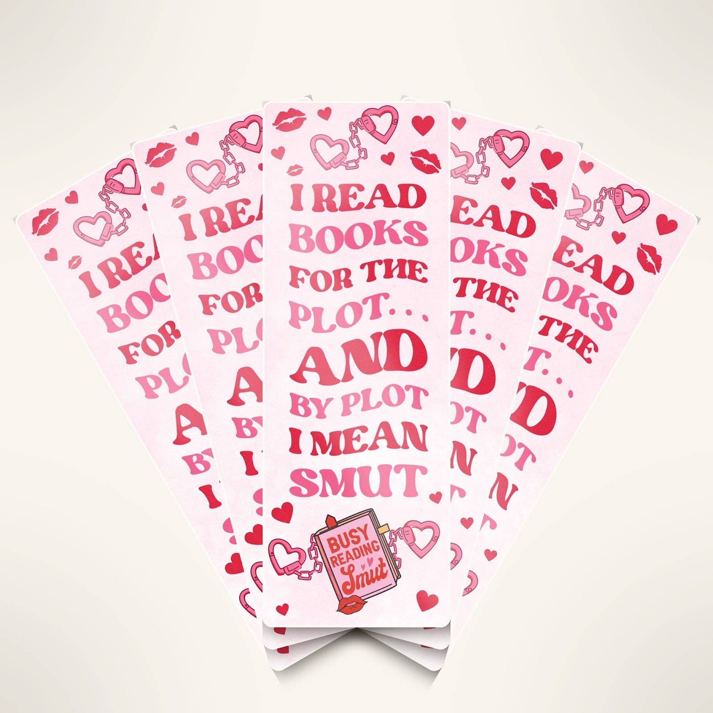 Read Books For The Plot Bookmark, Spicy Reader Gift