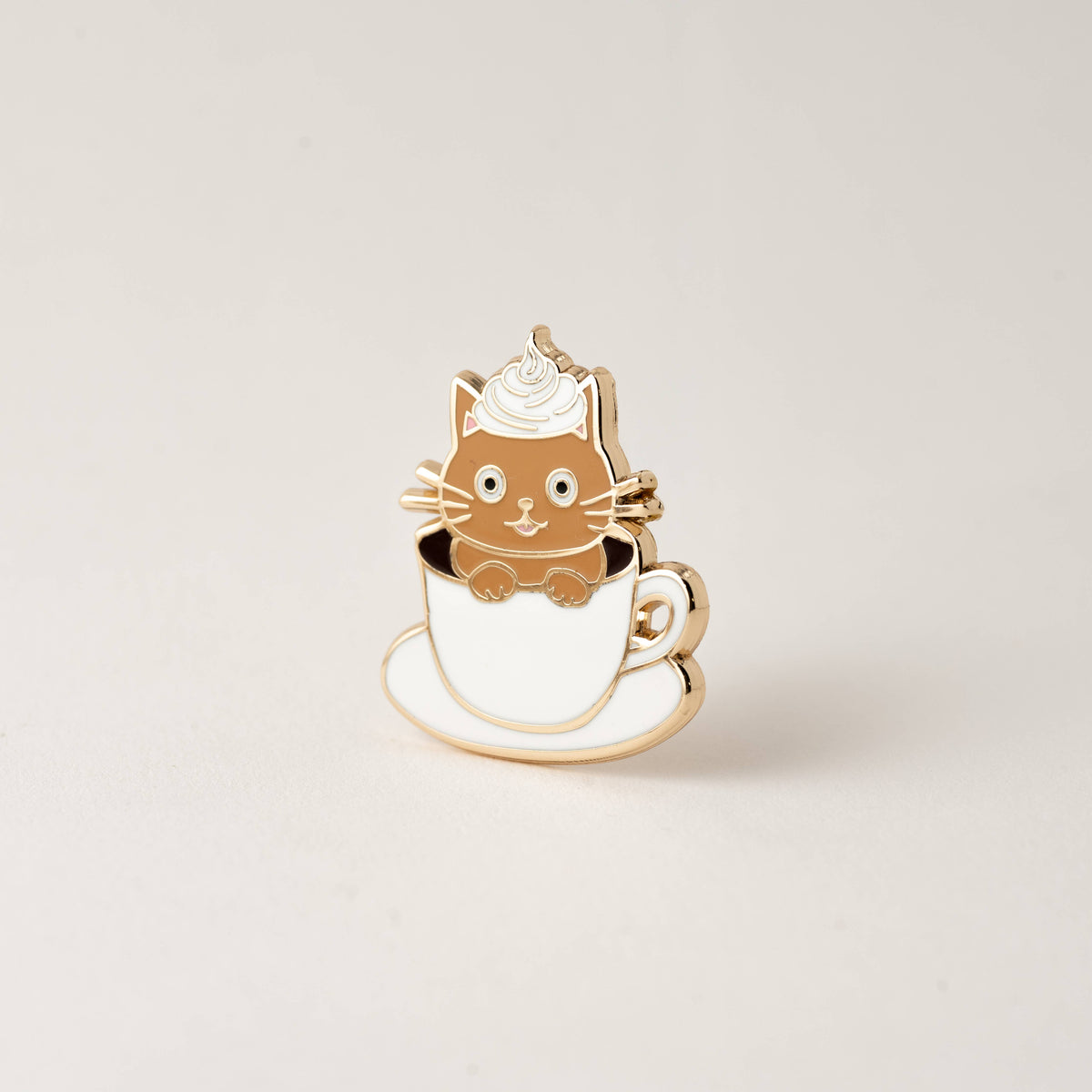 I Love You A Latte Cat Pin:The Purr-fect Coffee Gift