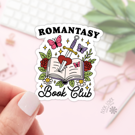 Romantasy Book Club Stickers  / Bookish Merch, Book Lover