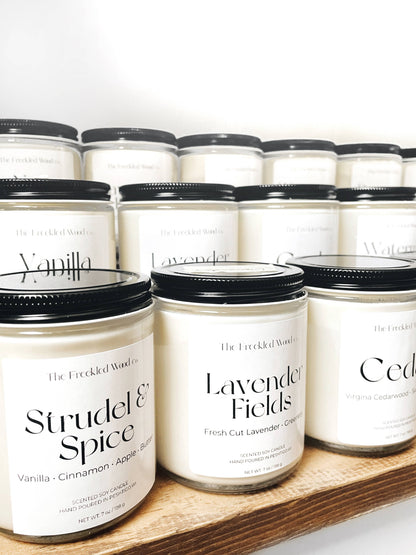 Soy Wax Candle, Jar Candles, Soy Non-Toxic Candles
