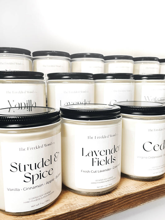 Soy Wax Candle, Jar Candles, Soy Non-Toxic Candles