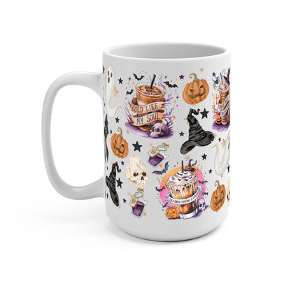 Halloween Fall Coffees Glass Cup, Mug & Tumbler