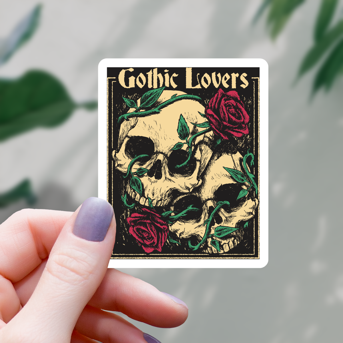 Gothic Lovers Dark Sticker - 3"