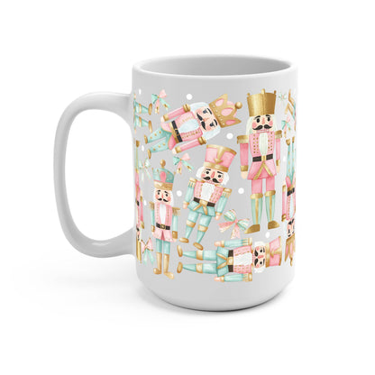 Pink Nutcracker Christmas Glass Cup, Mug & Tumbler
