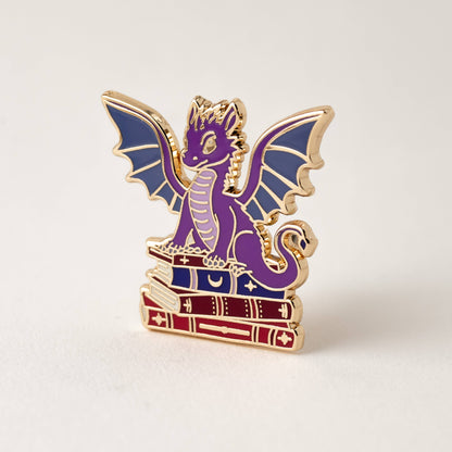 Dragon Fantasy Book Pin, Bookish Gifts, Fantasy Gifts