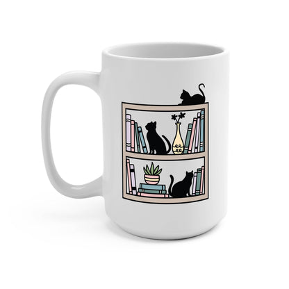 Shelf Cats Glass Can Tumbler with Bamboo Lid and Straw