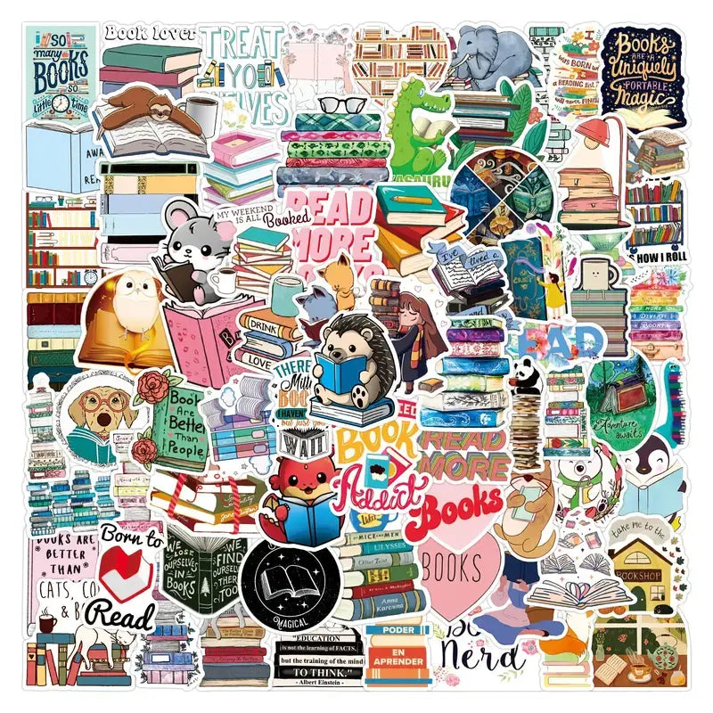 Book Lover Stickers – Reading Theme Packs
