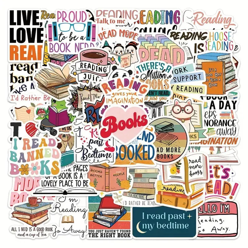 Book Lover Stickers – Reading Theme Packs