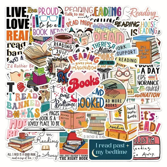 Book Lover Stickers – Reading Theme Packs