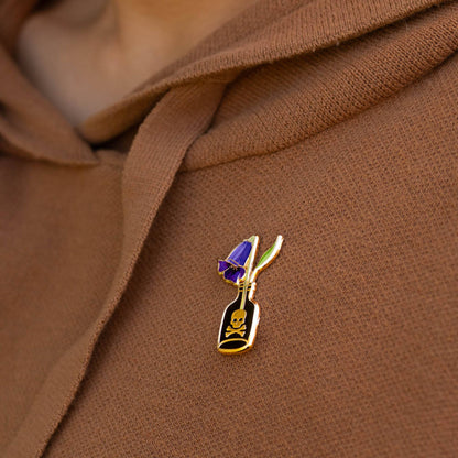 Belladonna Pin, Fantasy Gift, Witchy Pins