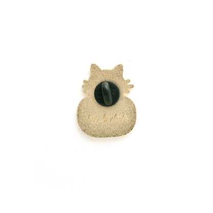 Pumpkin & Black Cat Pin, Jack o lantern, Halloween