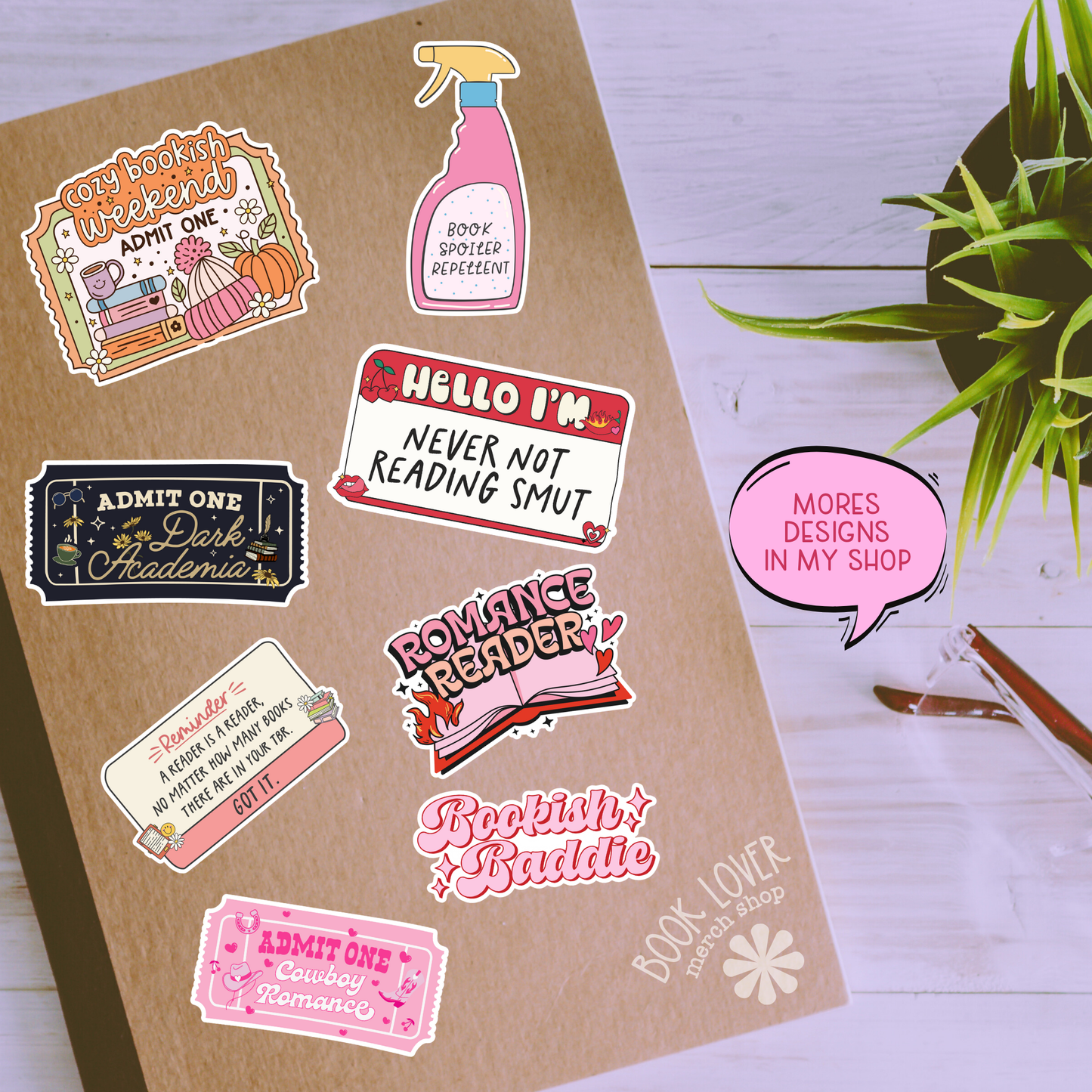 Call Me A Good Girl and Take Me To The Bookstore Stickers