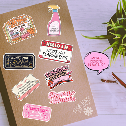 Call Me A Good Girl and Take Me To The Bookstore Stickers