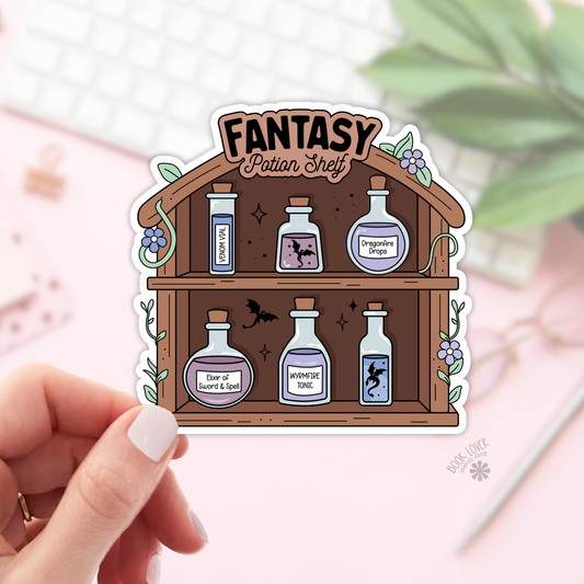 Fantasy Potion Shelf Stickers / Bookish Stickers