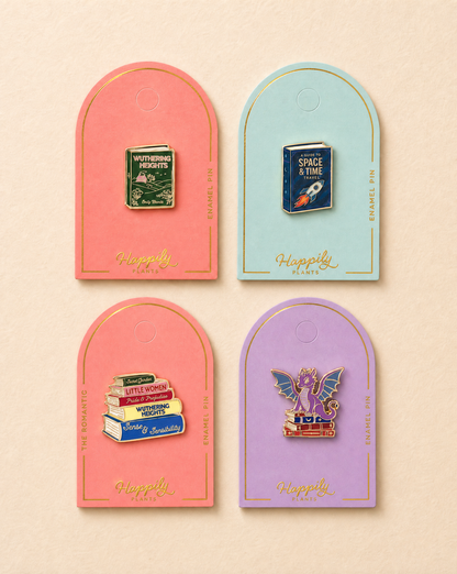 Wuthering Heights Book Lovers Book Pin, Literary Gifts