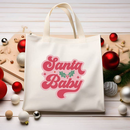 Santa Baby Christmas Tote Bag
