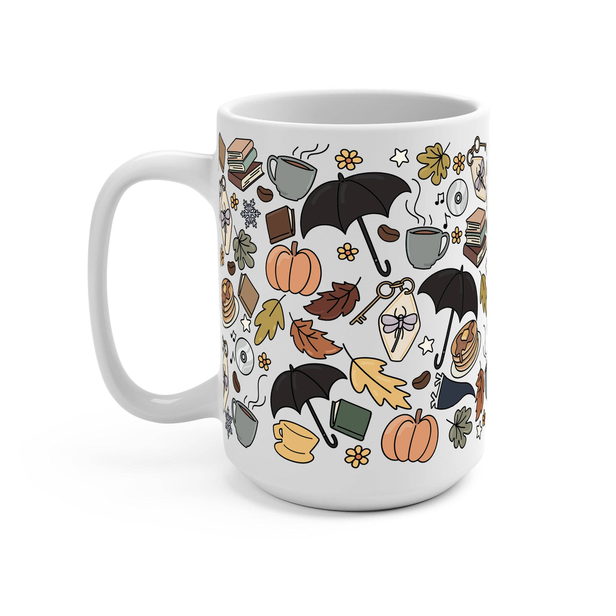 Fall Girls Glass Cup, Mug & Tumbler with Lid and Straw