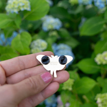 Luna Moth Pin, Glow in the Dark!