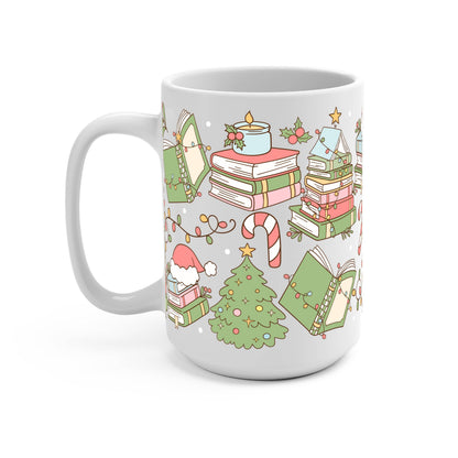 Bookish Christmas Glass Cup, Mug & Tumbler