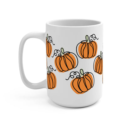 Pumpkin Patch Glass Cup, Mug & Tumbler with Lid and Straw