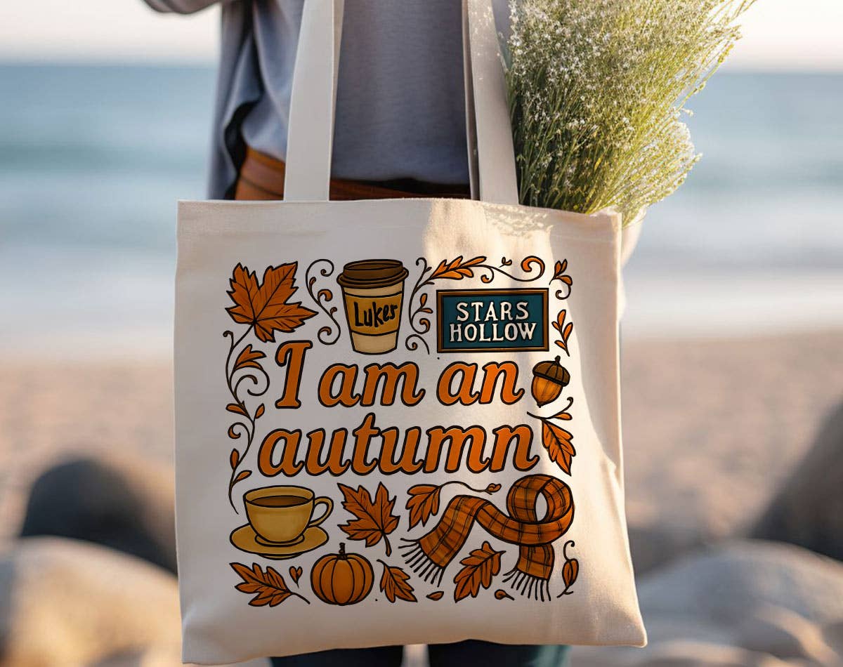 I Am An Autumn Gilmore Girls Fall Inspired Tote Bag