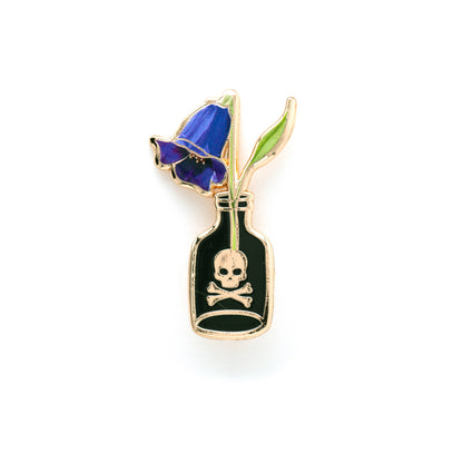 Belladonna Pin, Fantasy Gift, Witchy Pins