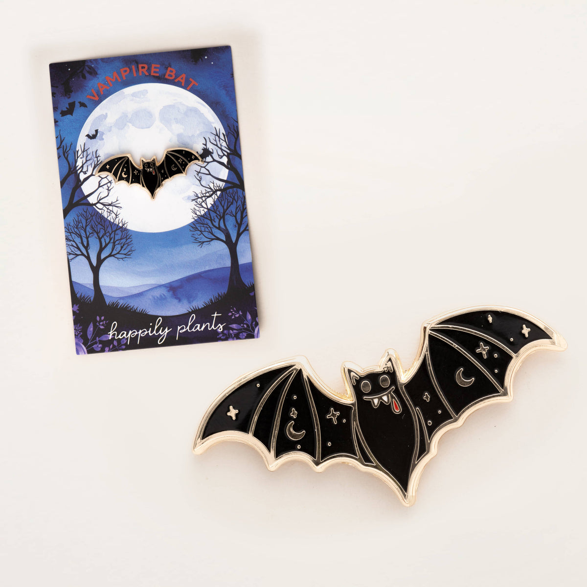 Vampire Bat Pin