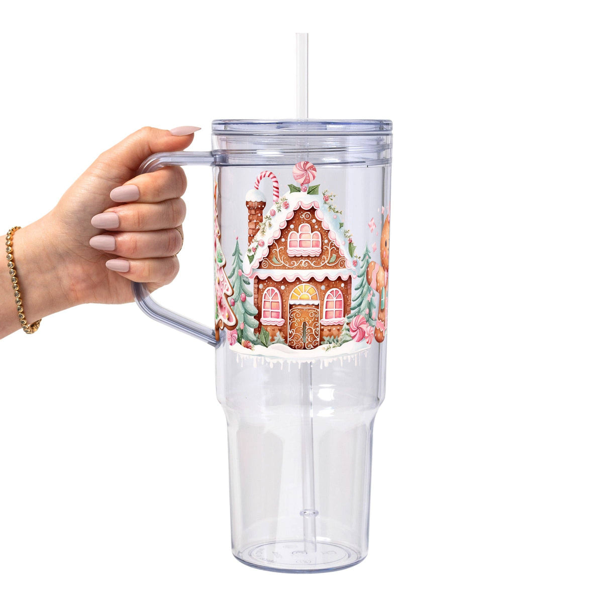 Cozy Christmas Vibes Glass Cup, Mug & Tumbler