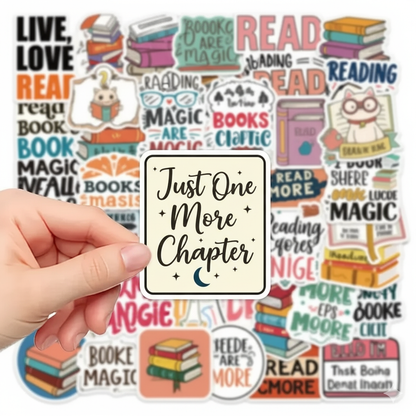 Book Lover Stickers – Reading Theme Packs