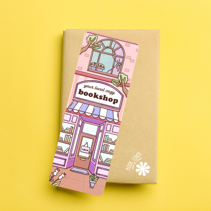 Cozy Bookstore Bookmark / Shop Local Bookish Bookmark