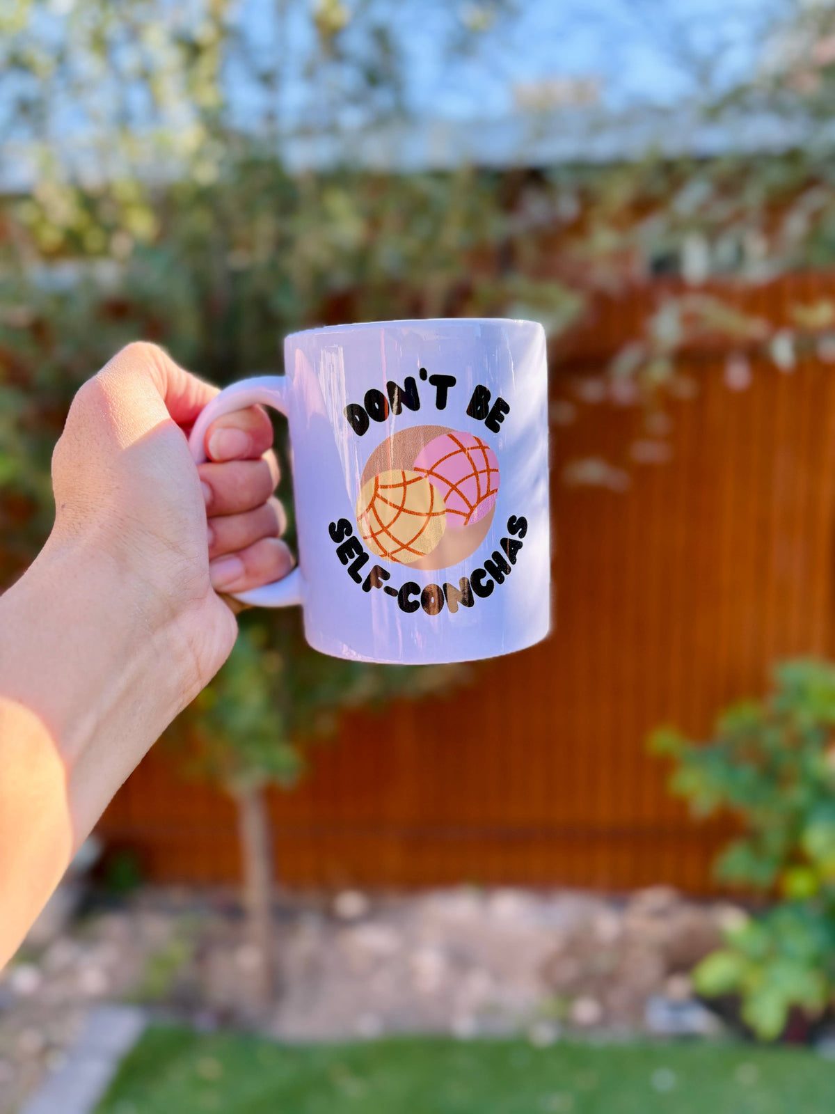 Don’t Be Self-Conchas Ceramic Mug – 11oz | Cultural Humor