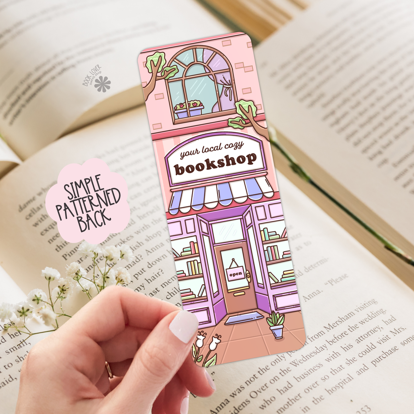 Cozy Bookstore Bookmark / Shop Local Bookish Bookmark