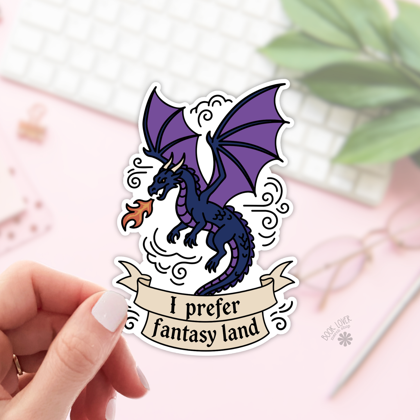 I prefer Fantasy Land Stickers / Bookish Stickers