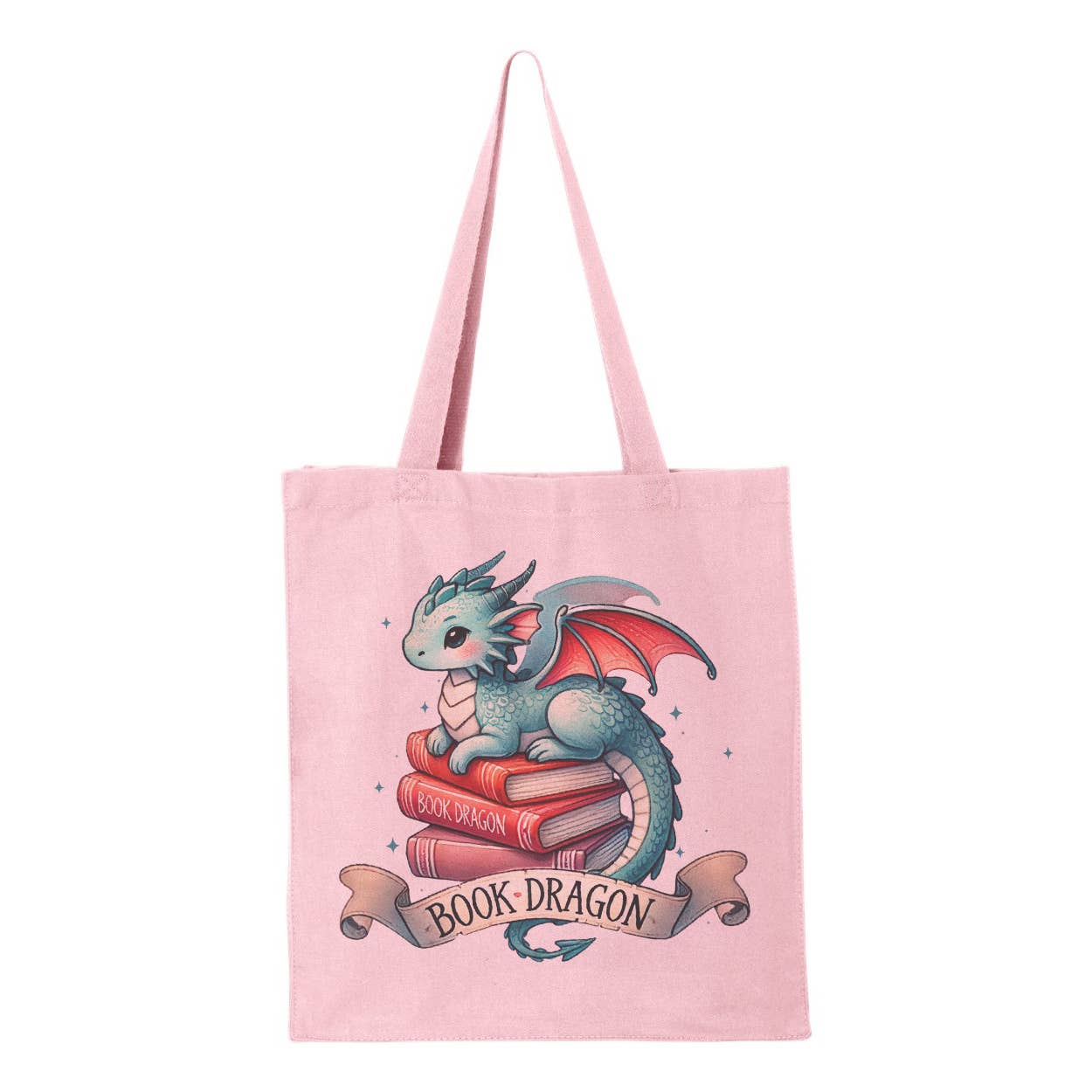 Book Dragon Tote Bag