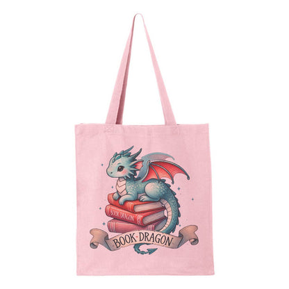 Book Dragon Tote Bag