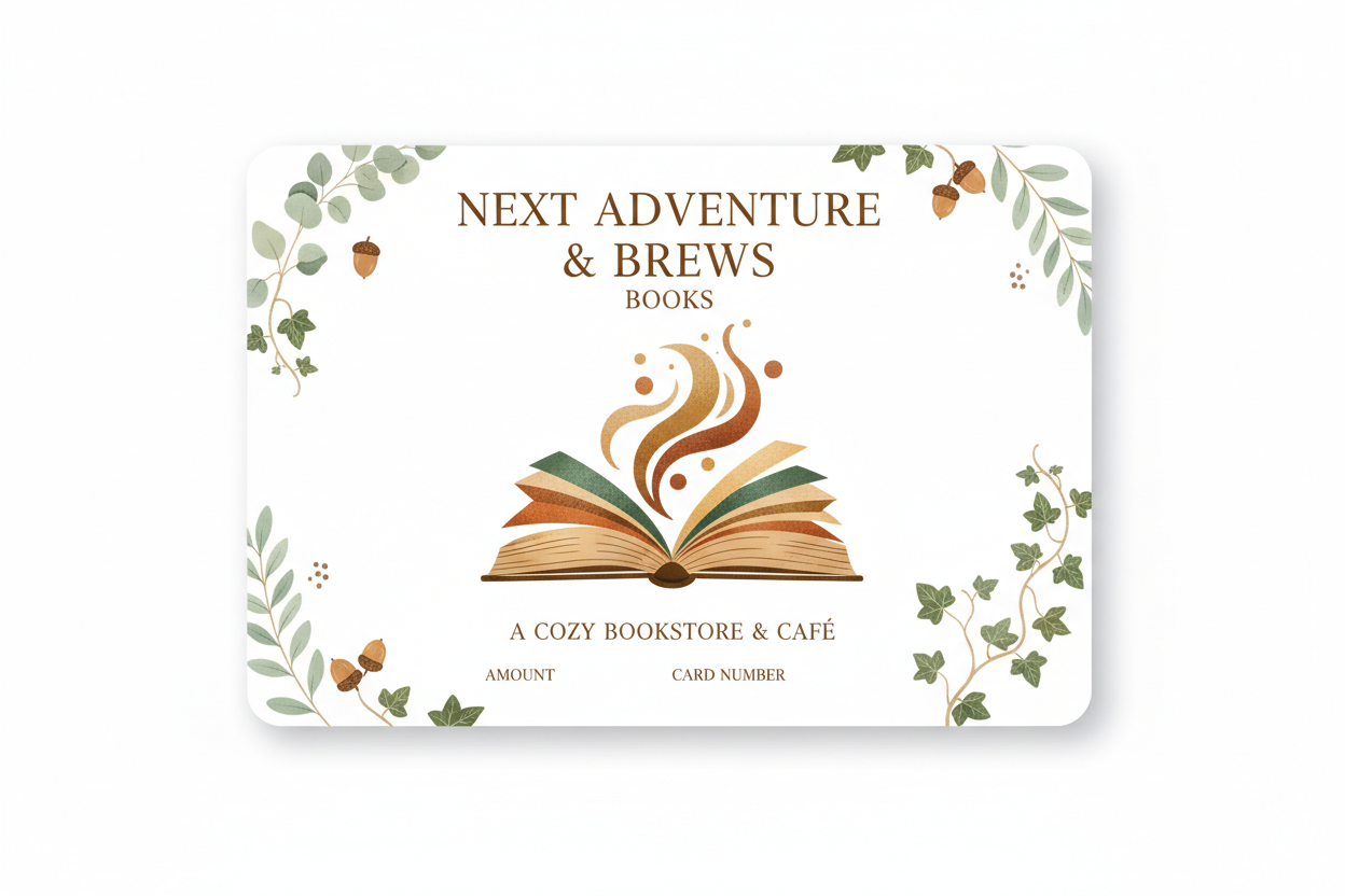 Next Adventure Books & Brews Gift Card